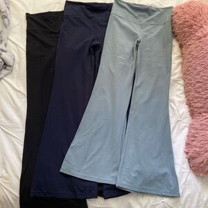 Athleta Womens Elation Flare Pants | 3 pack
